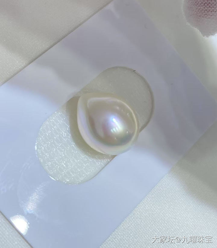 澳白水滴裸珠_珍珠