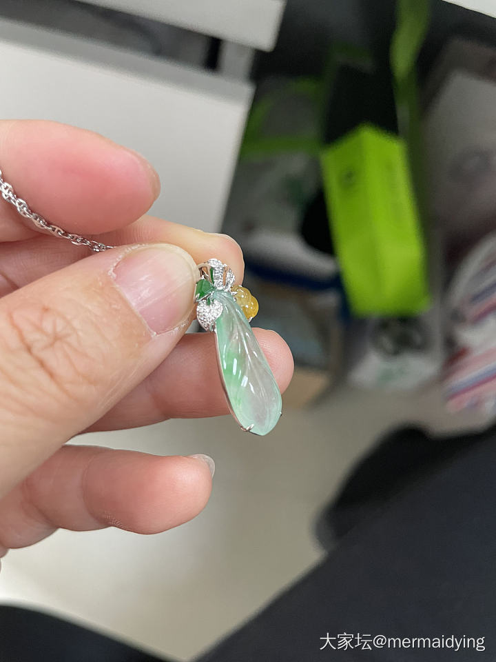 新玩具到了_镶嵌翡翠