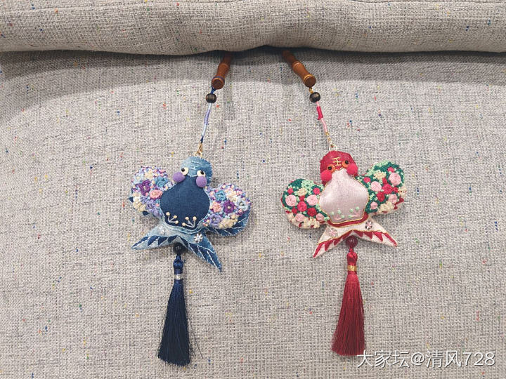 属于春天的发簪挂件 已就位😄_手工diy