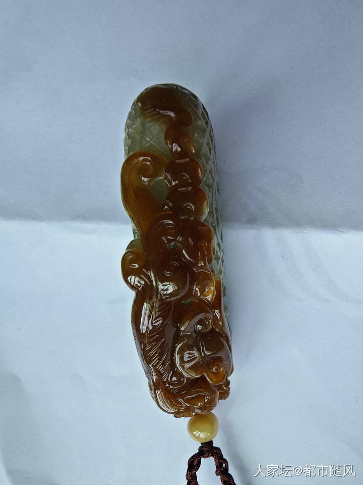 问下大家颜色是烤色的还是天然的_玉石