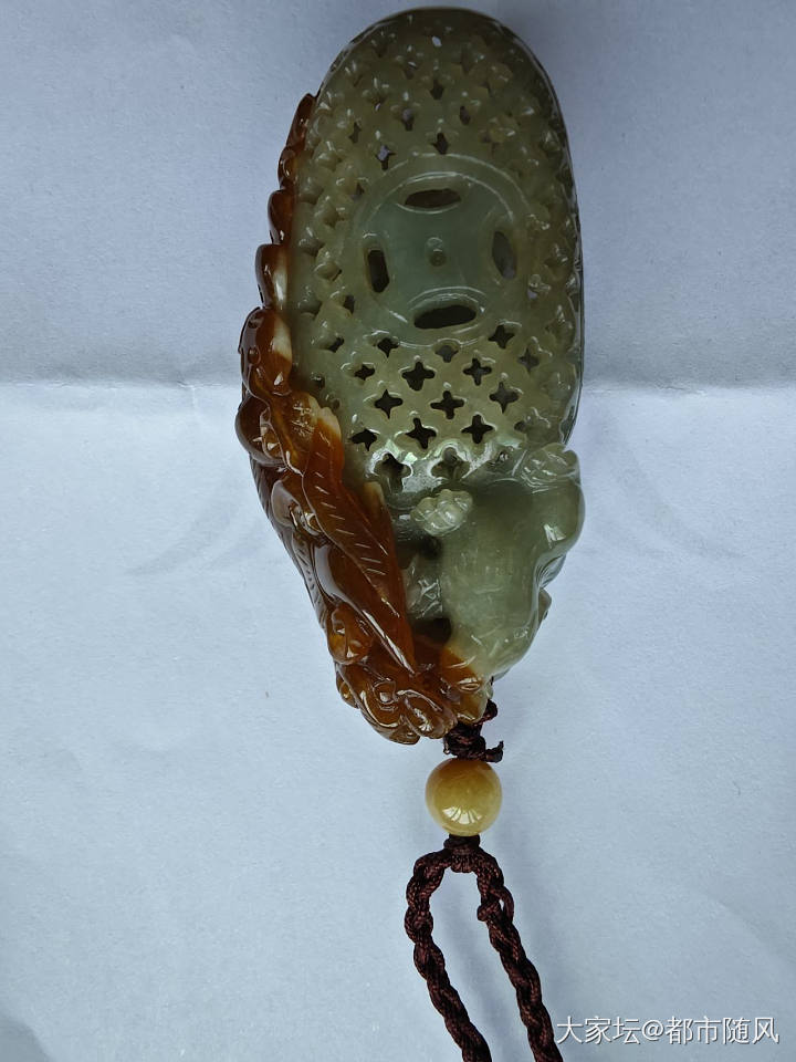 问下大家颜色是烤色的还是天然的_玉石