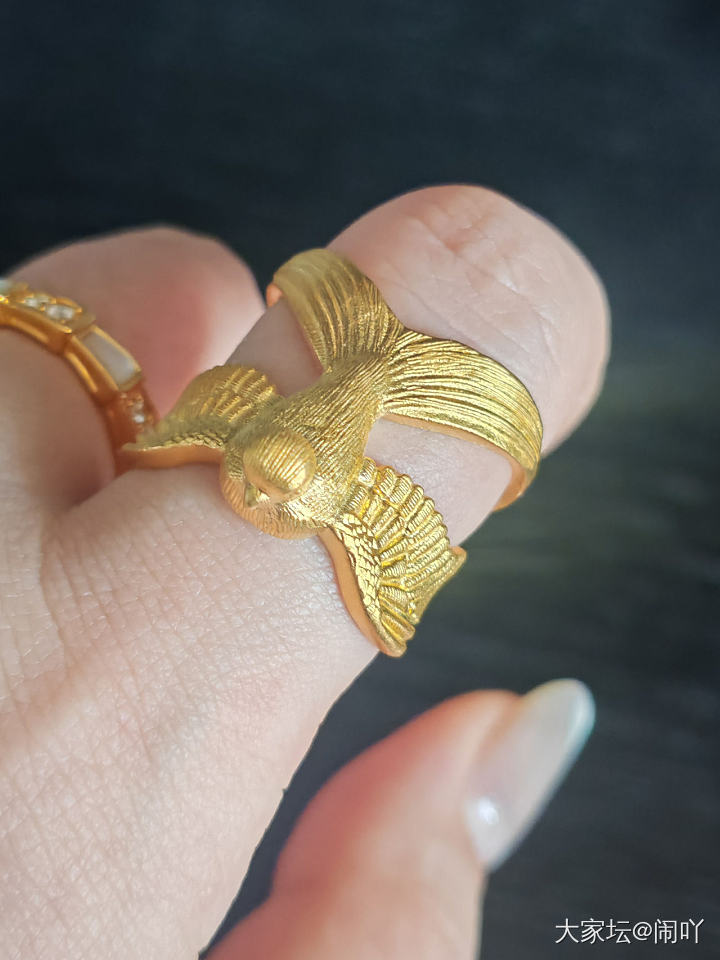 被种草的戒指到了，出货就变大盘鸡_金