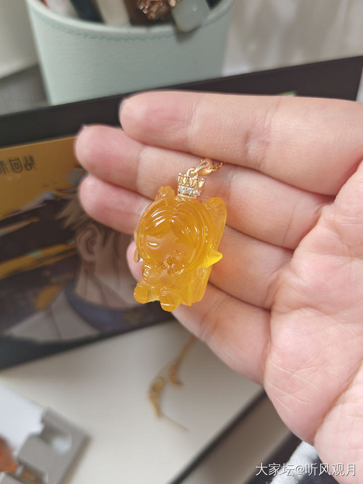 从坛子姐妹那买了条珍珠链子～_珍珠