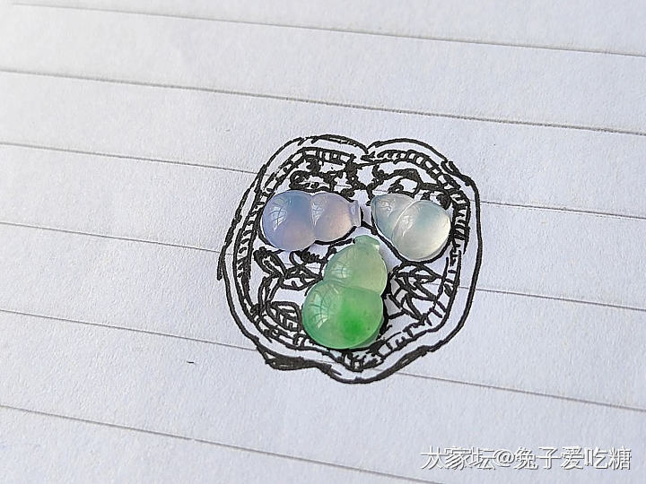 晒晒从灵魂画作变成现实的玩具们_彩色宝石名贵宝石翡翠