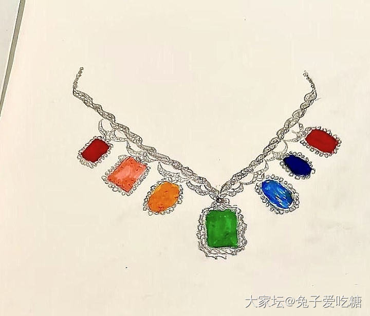 晒晒从灵魂画作变成现实的玩具们_彩色宝石名贵宝石翡翠