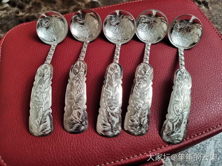 嫁妆之一的银器1银茶匙_银
