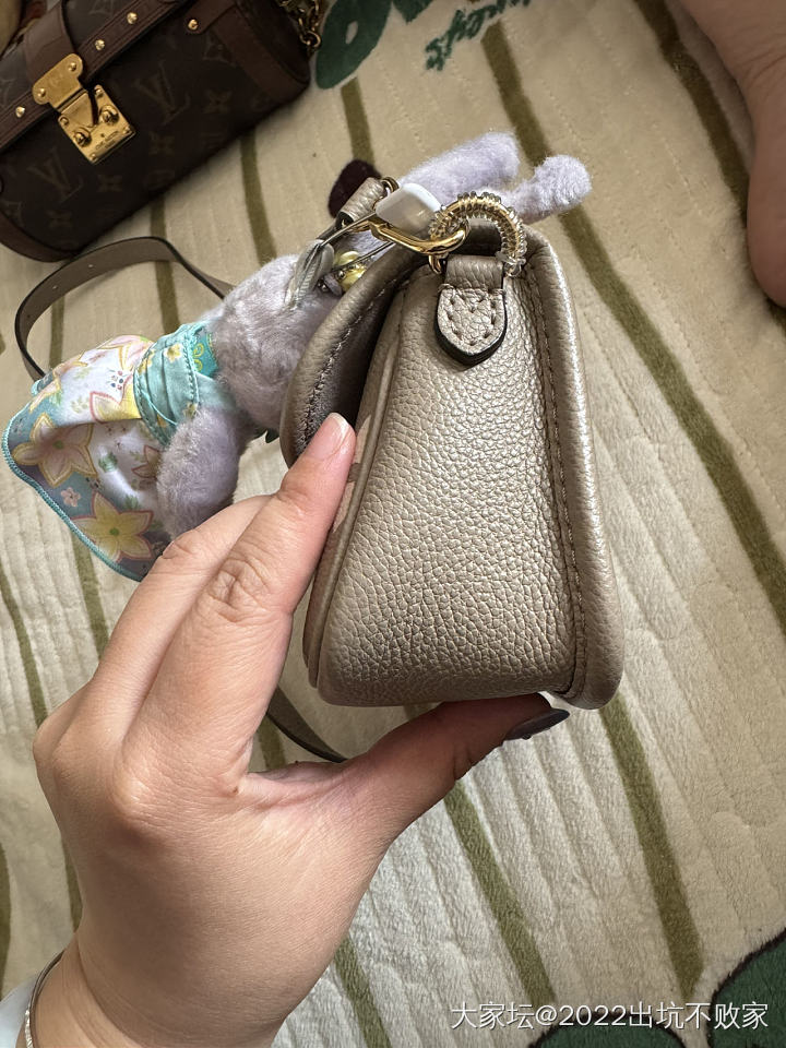 自刀香奈儿包Lv全新carry call小号、nano法棍包和翡翠黄金饰品等_首饰