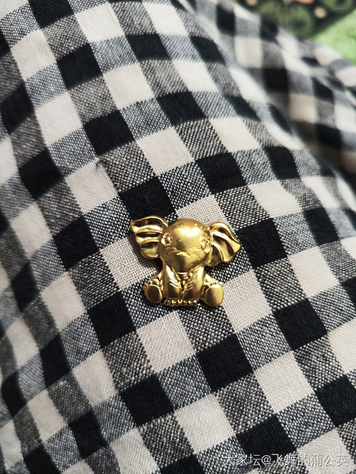 小象胸针👉_金