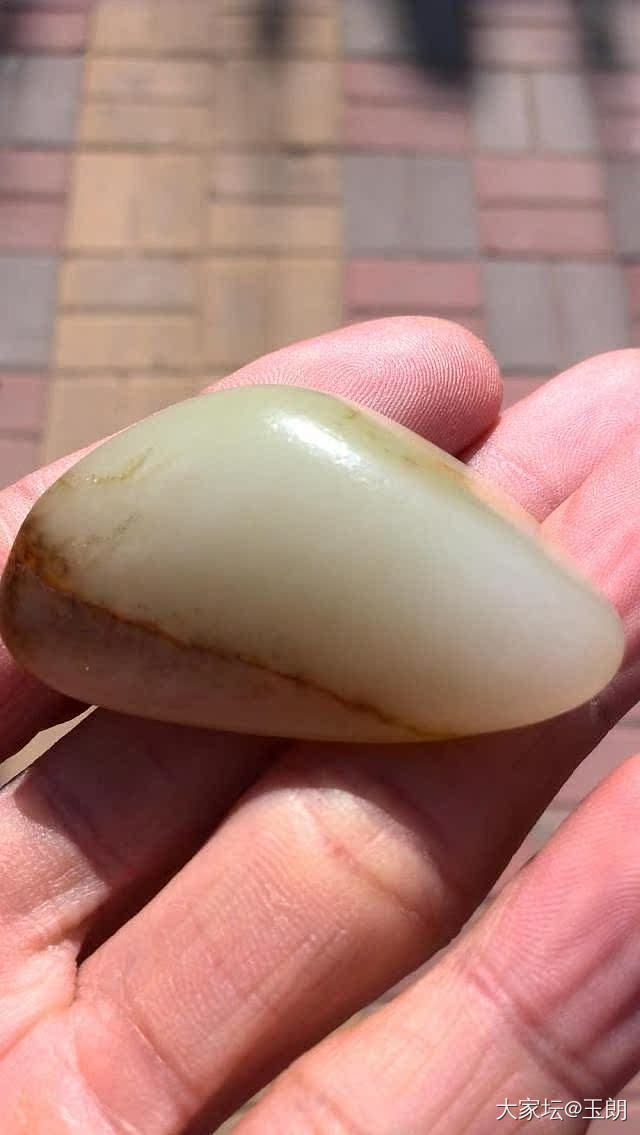 瑕不掩瑜_收藏玉石和田玉