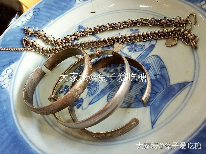 分享一下家里传下来的小古董吧_首饰时尚古董首饰银