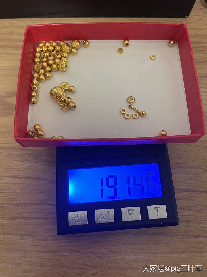 老山檀木鱼手串_金
