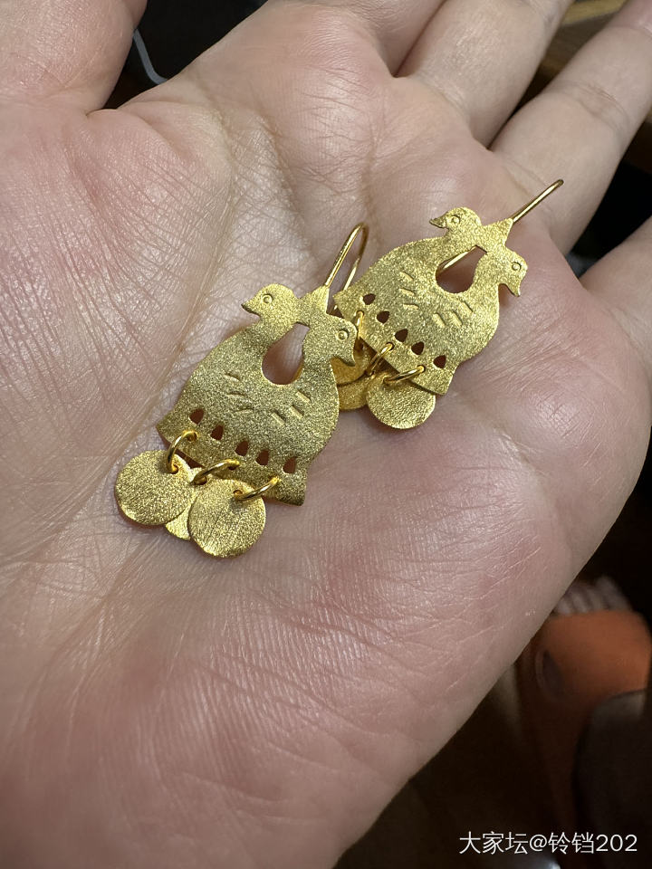 新买的耳环_金