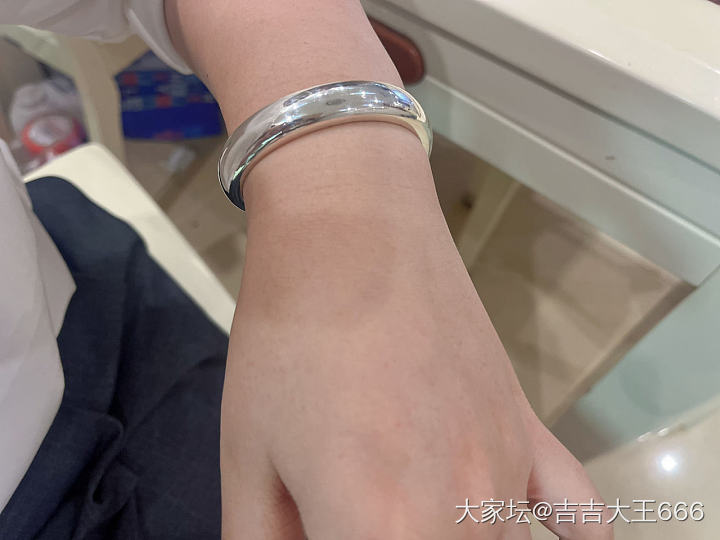 南记素泥～_手镯银