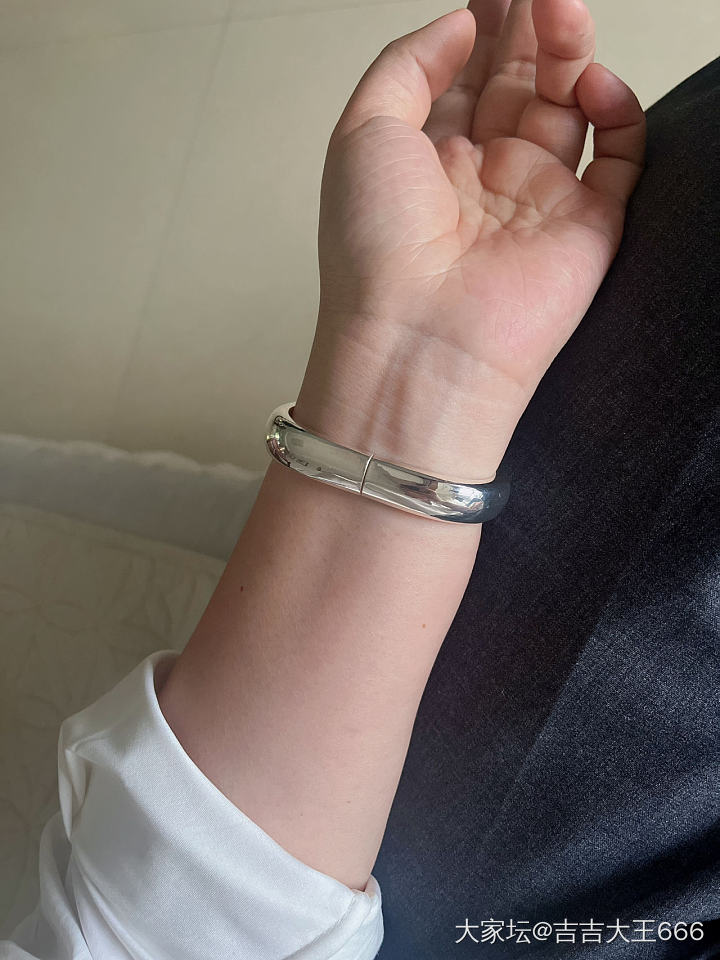 南记素泥～_手镯银