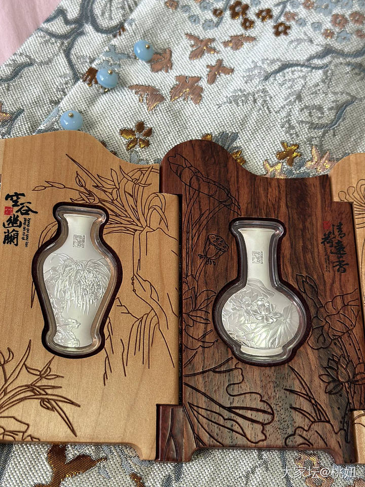 刚收到的玩具，四季平安银条，荷花、兰花、梅花、菊花。_银