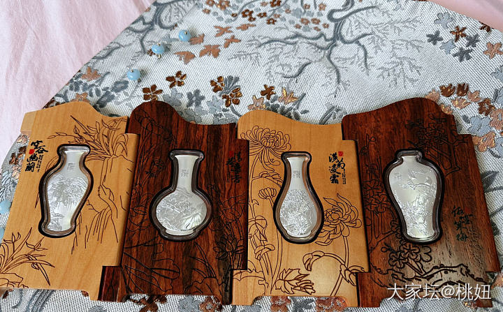 刚收到的玩具，四季平安银条，荷花、兰花、梅花、菊花。_银