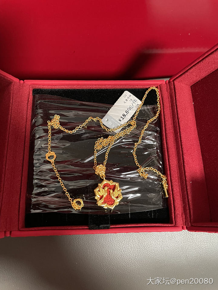 周大福喜鹊套链_金