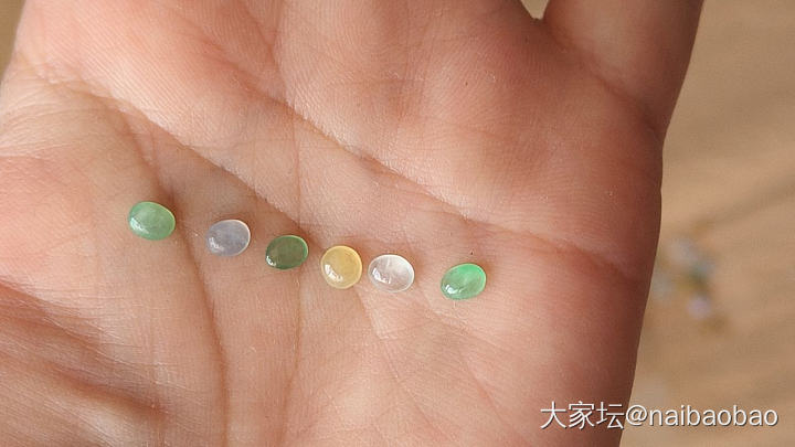 天然缅甸A货翡翠平安扣蛋面_翡翠