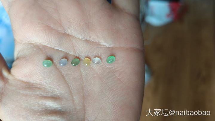 天然缅甸A货翡翠平安扣蛋面_翡翠