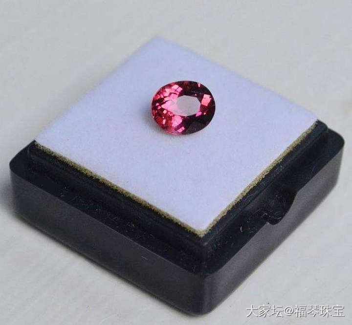 【现价再打6折特惠】尼日利亚纯天然紫红色碧玺1.25克拉_彩色宝石