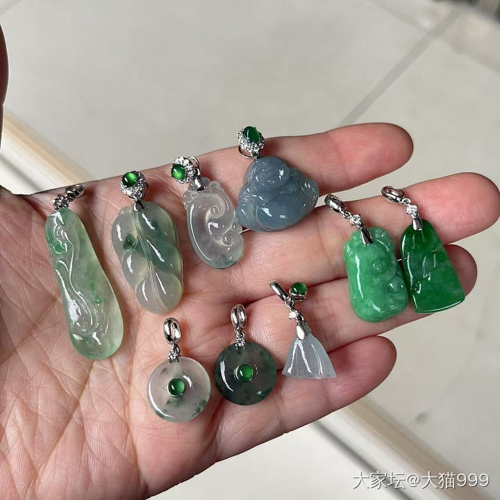 之前帖子问大家镶嵌小提溜的成果出来了_翡翠