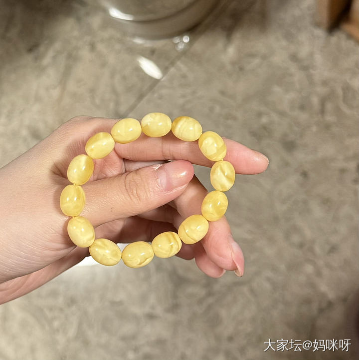 降价！！蜜蜡发晶胶花金兰粉晶单珠_首饰