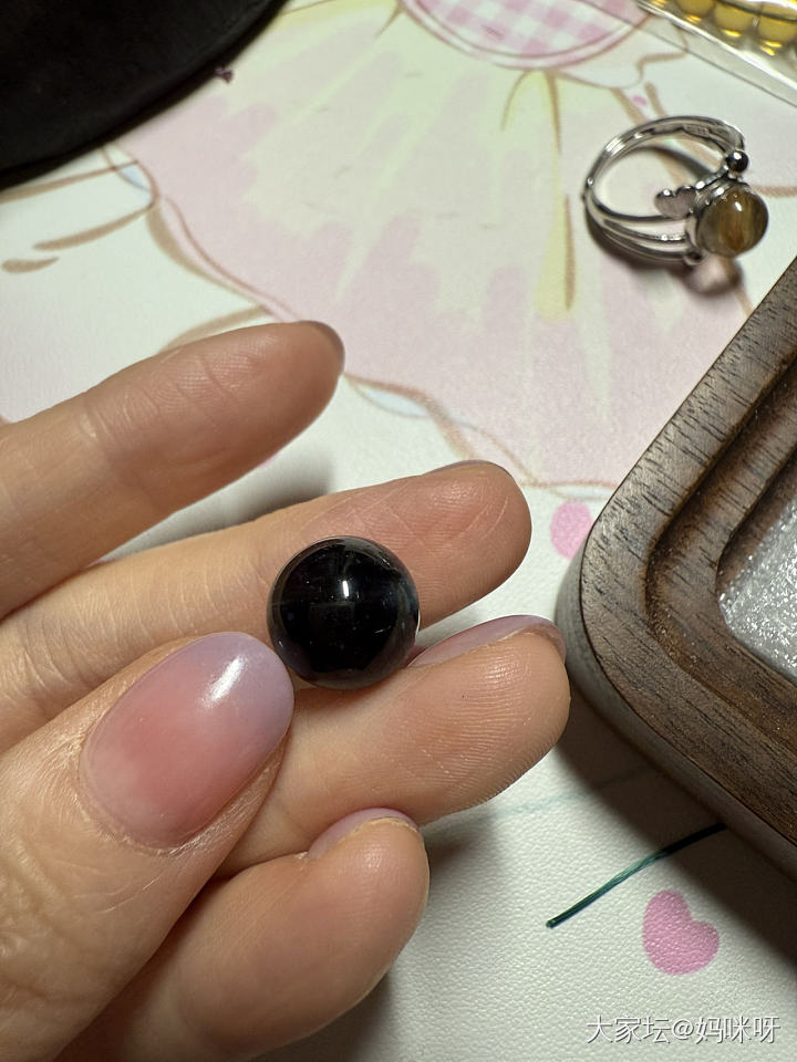 降价！！蜜蜡发晶胶花金兰粉晶单珠_首饰