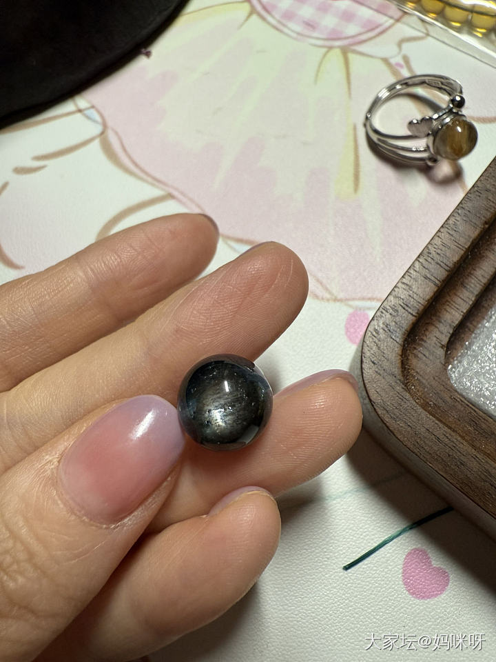 降价！！蜜蜡发晶胶花金兰粉晶单珠_首饰