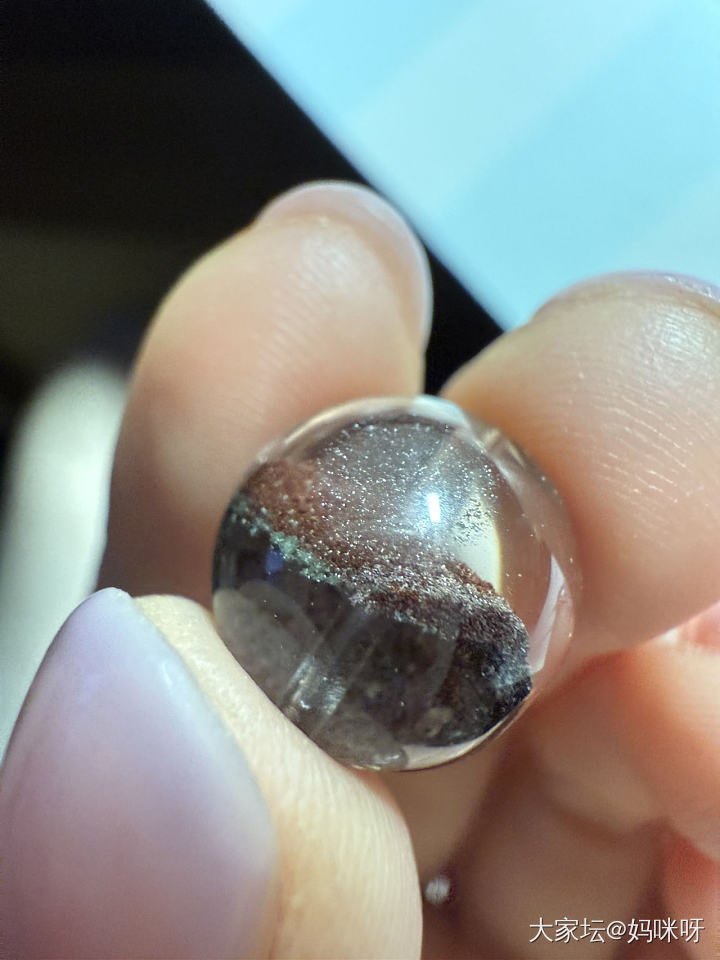 降价！！蜜蜡发晶胶花金兰粉晶单珠_首饰