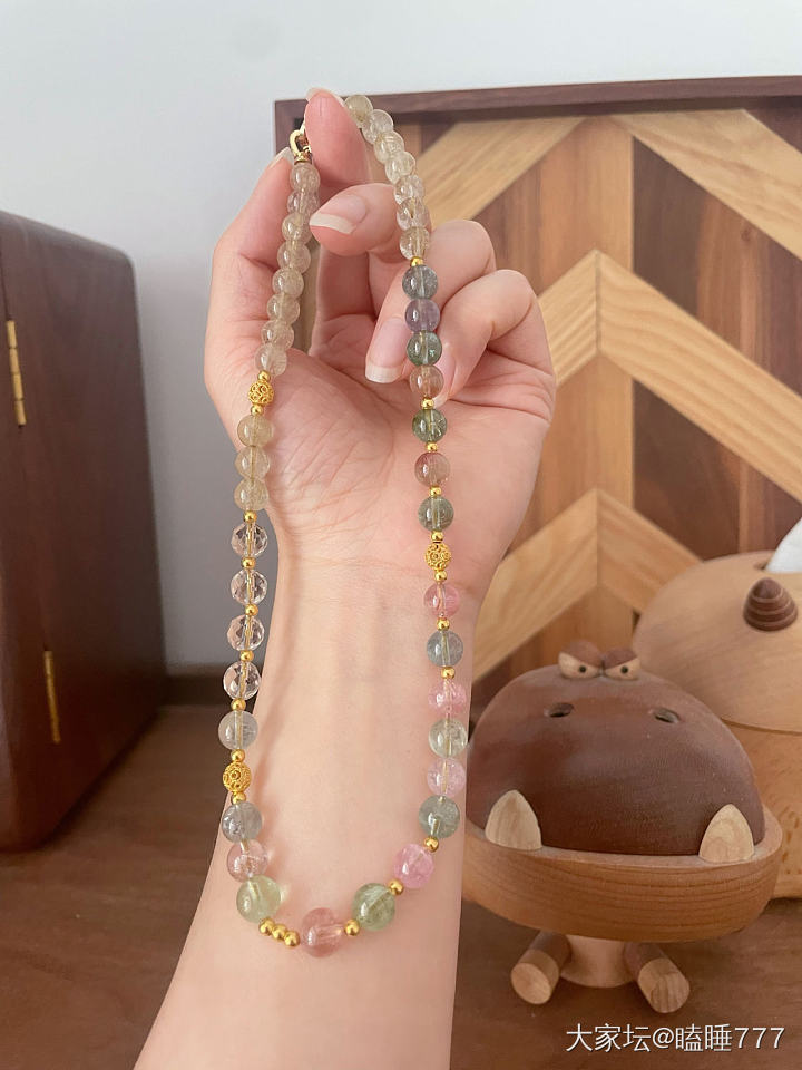薅的金珠开始穿串儿_金