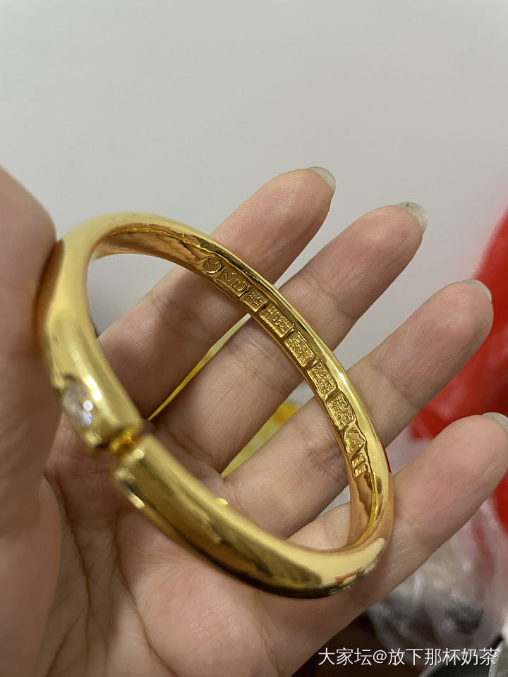 重发下  110 克的镶钻泥鳅背_钻石金