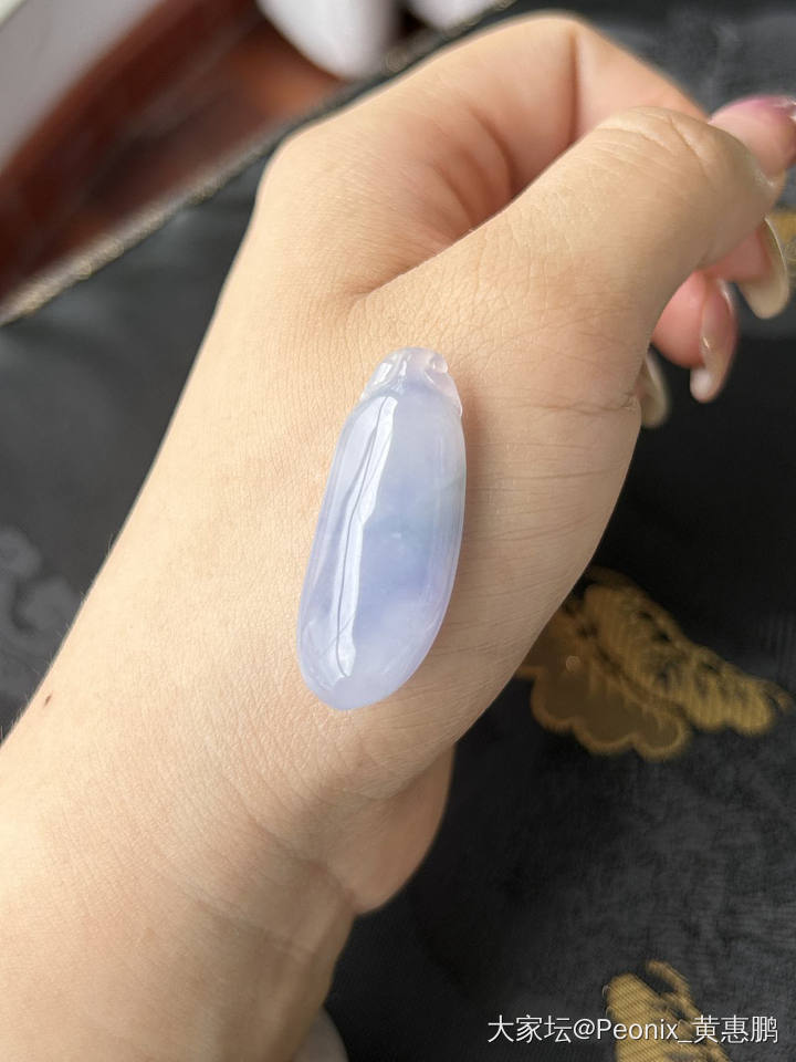 再降！大亏出！超性价比！冰胶浓紫莫奈花园翡翠福瓜_翡翠