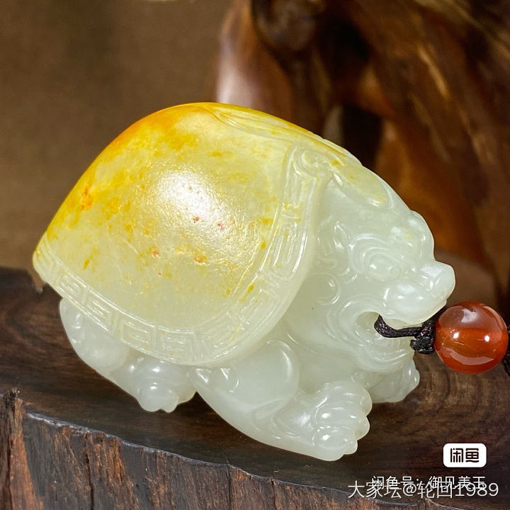 入了这个龙龟，皮色像二上，但是可以确定是籽料了，ngtc鉴定师鉴定结论_和田玉