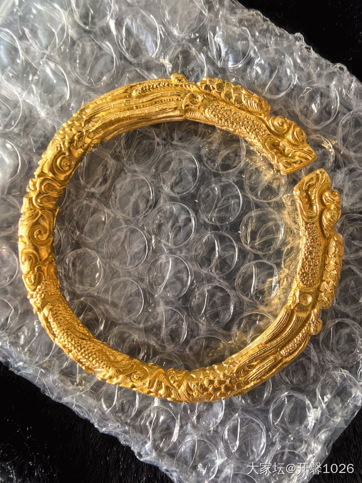 出售小珍龙镯老卢打金三角纳福戒指周生生老庙黄金首饰_金