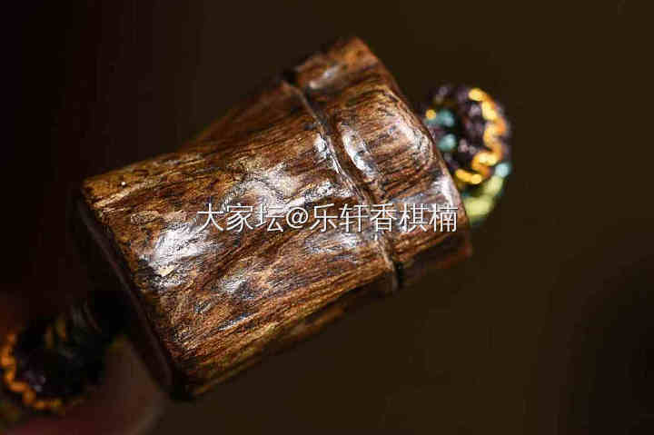 惠安沉水竹节编织手链7.30克（含绳重量）_木