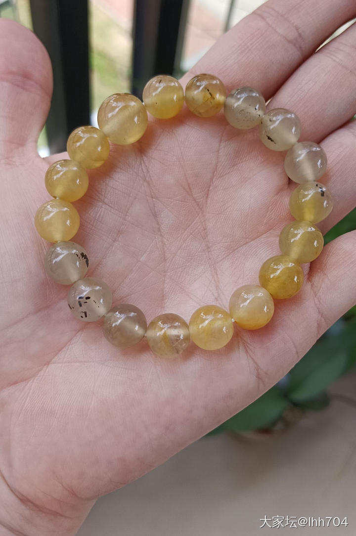 冰黄手串_金翡翠