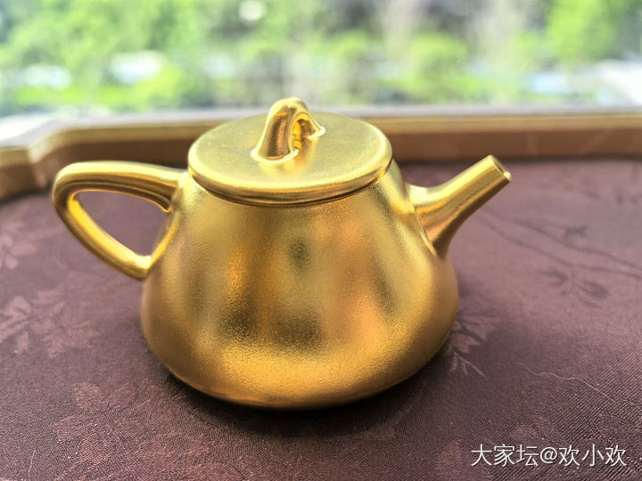 平平无奇小茶壶_把玩件金