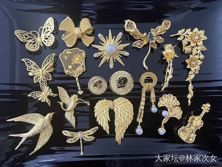 足金胸针合集_金