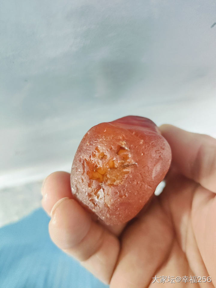 有请友友们鉴定一下这个是玛瑙石头吗？
                     ..._玉髓玛瑙