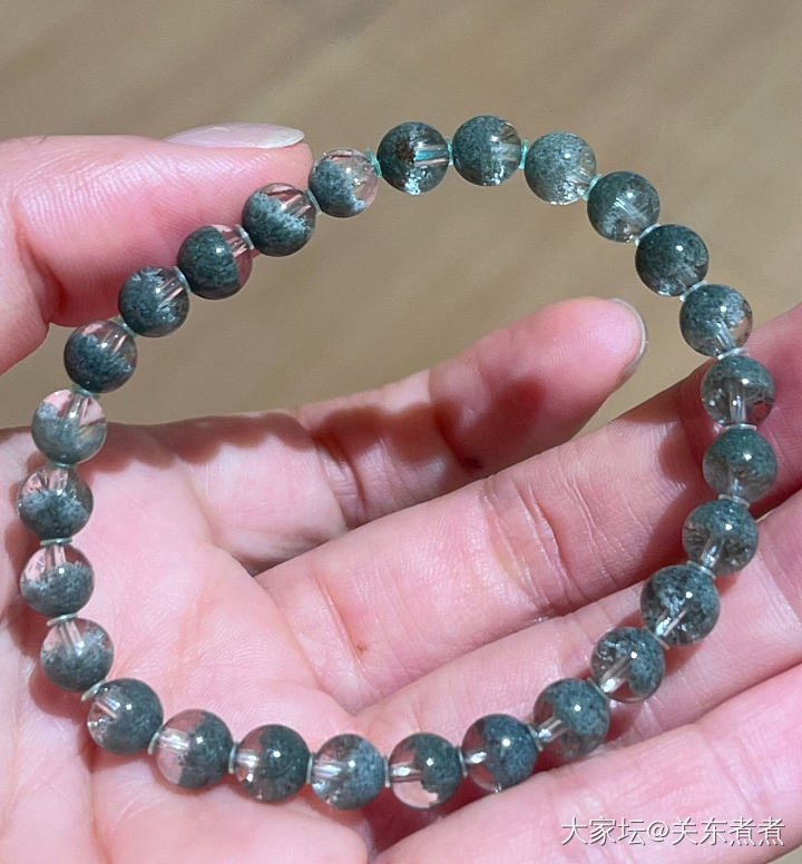 求大佬估价这串绿幽灵_水晶