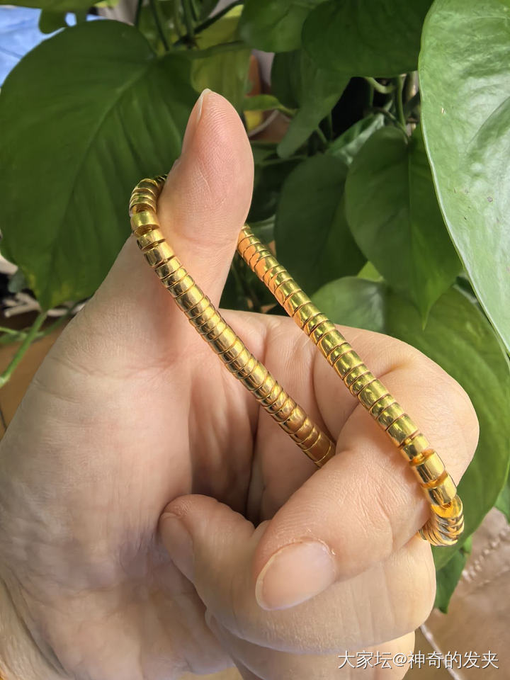 直切黄金手串_金