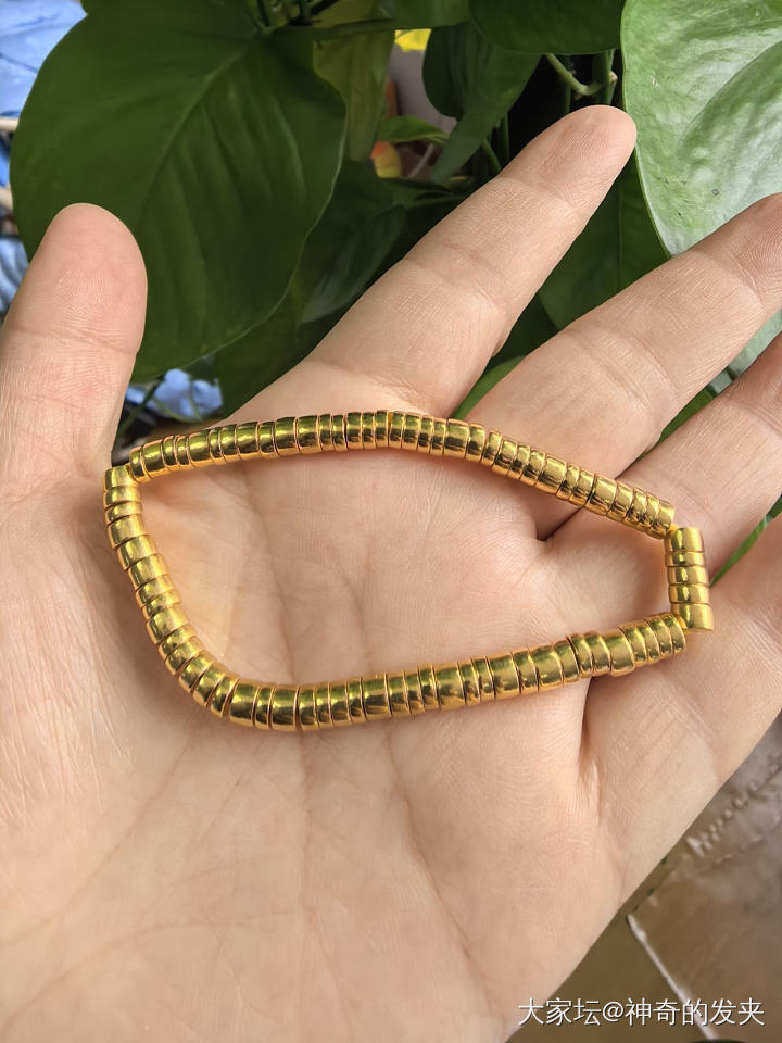 直切黄金手串_金