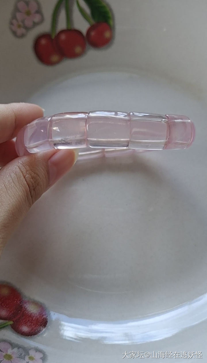 草莓晶手串粉晶手牌紫水晶小龙女碧玺戒面裸石_彩色宝石