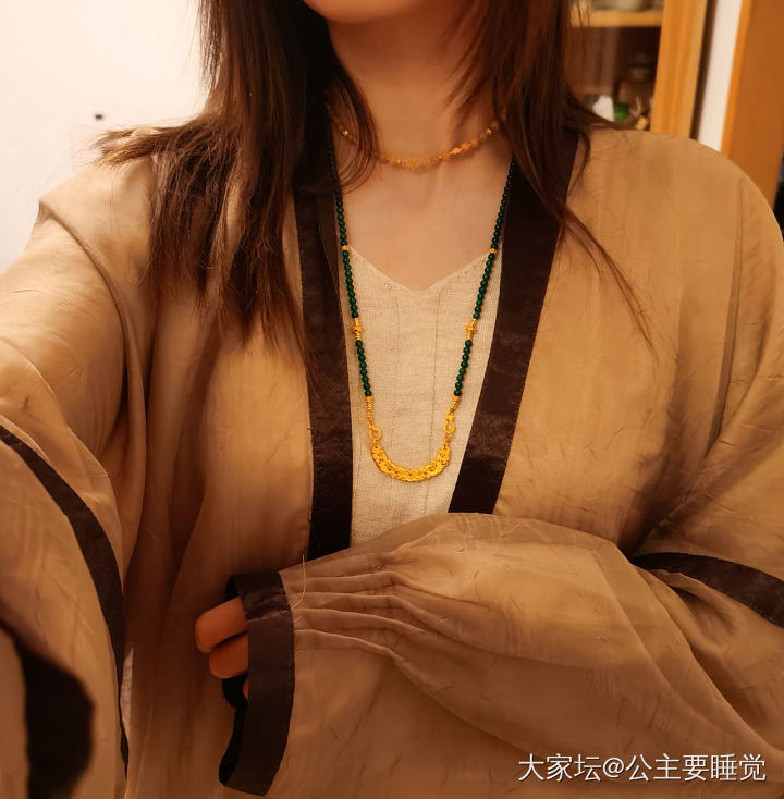 今天搭配了一下凤璜_金