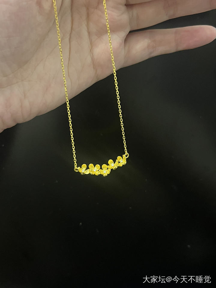 今天到的小花花套链_金