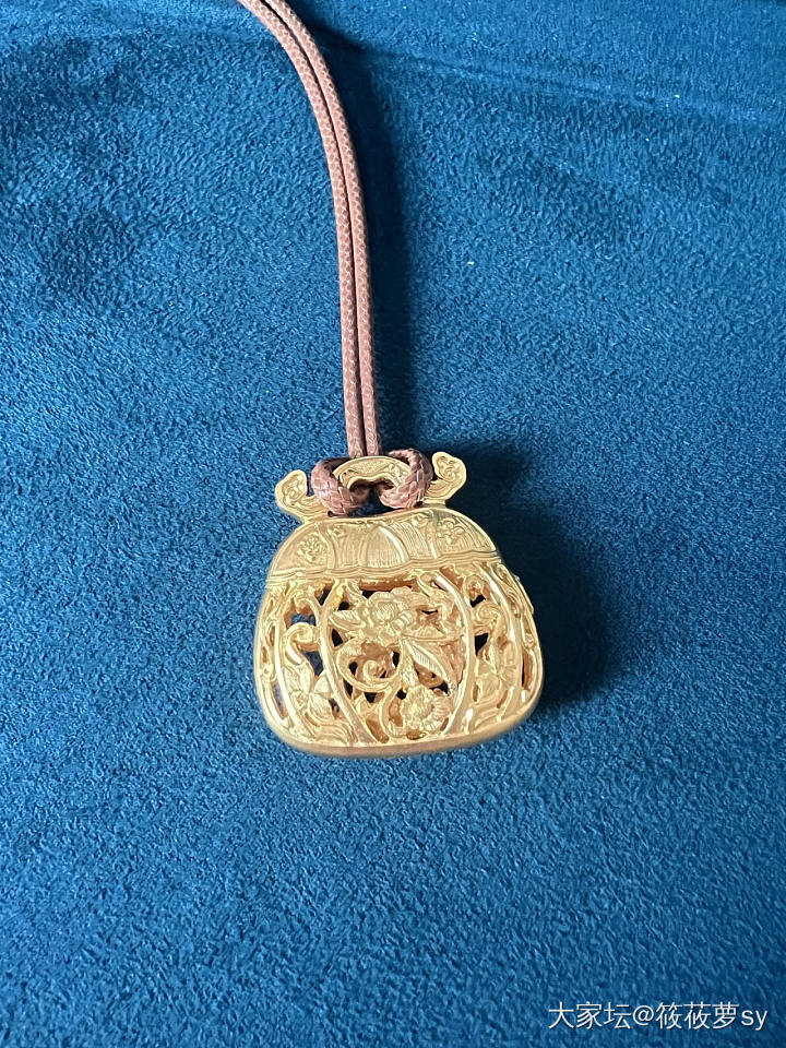 花开富贵锁包_首饰金