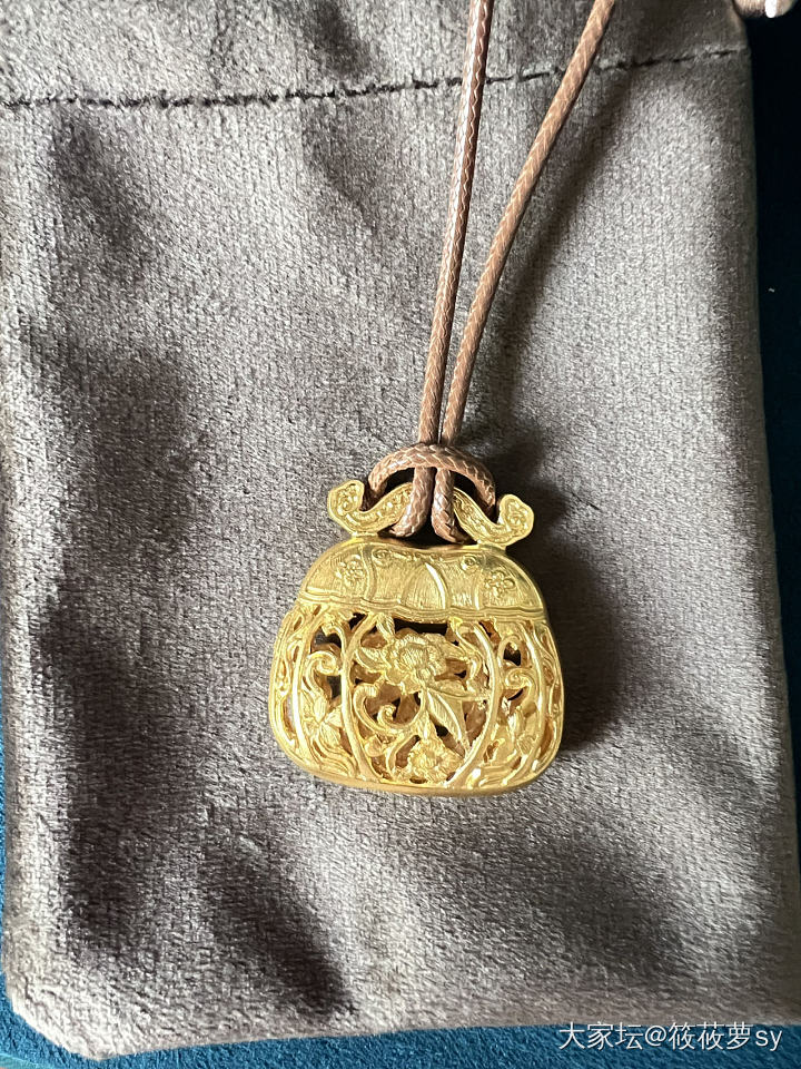花开富贵锁包_首饰金