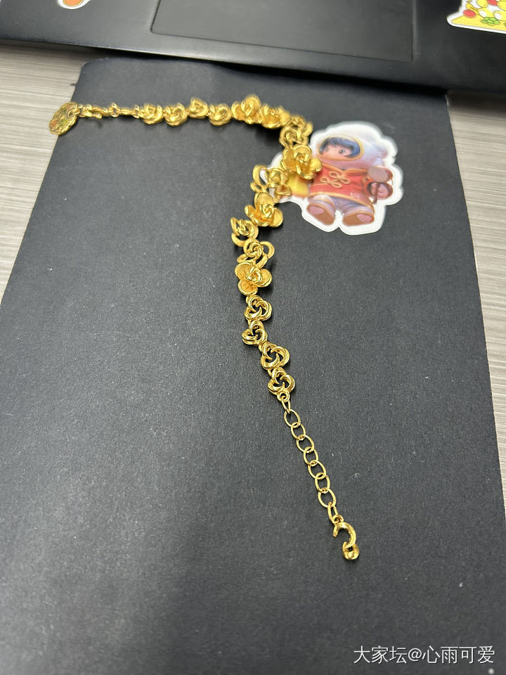 一早发现小坠子掉了个花瓣，瞬间不美丽了，唉，早看见一个焊点断开了，但另一边还在，..._金