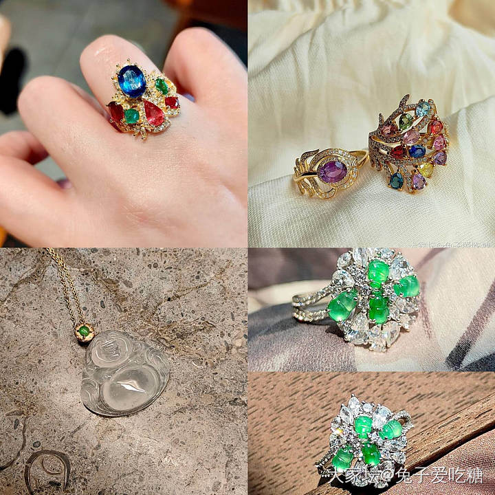 这个月的购物总结来啦啦啦_有机宝石彩色宝石名贵宝石金翡翠
