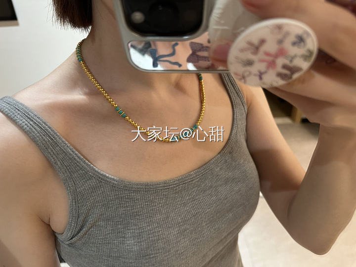 坛友们早上好！我对我的三圈手串很满意很满意，（从五百看到八百……_珠串松石金
